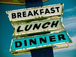 3 meals a day