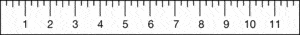 10 inch ruler to help you meet your goals