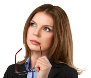 woman thinking