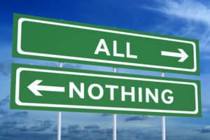 all or nothing thinking