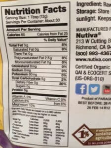 chia label