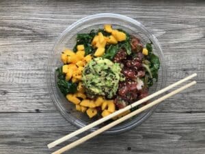sweet catch poke bowl
