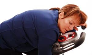 tired woman