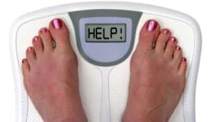 weight on scale