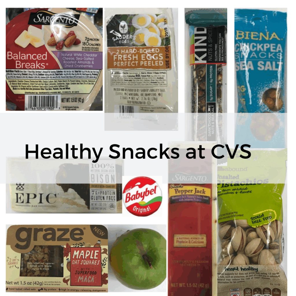 Healthy snacks at CVS and Duane Reade