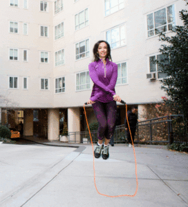 Martha McKittrick jump roping