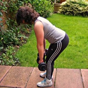 Despina Pavlou with weights